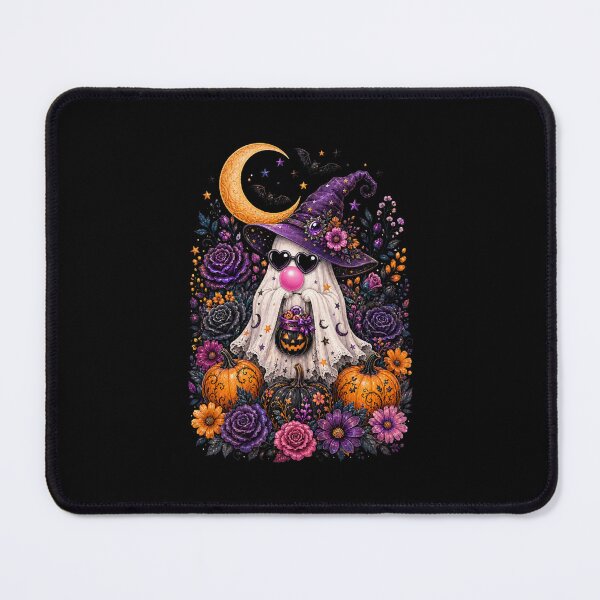 Item preview, Glam Bubblegum Halloween Ghosts and Gothic Florals designed and sold by AMICO77.