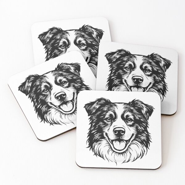 Item preview, Border Collie Line Art | Premium Dog Illustration designed and sold by zenithviv.