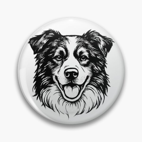 Item preview, Border Collie Line Art | Premium Dog Illustration designed and sold by zenithviv.
