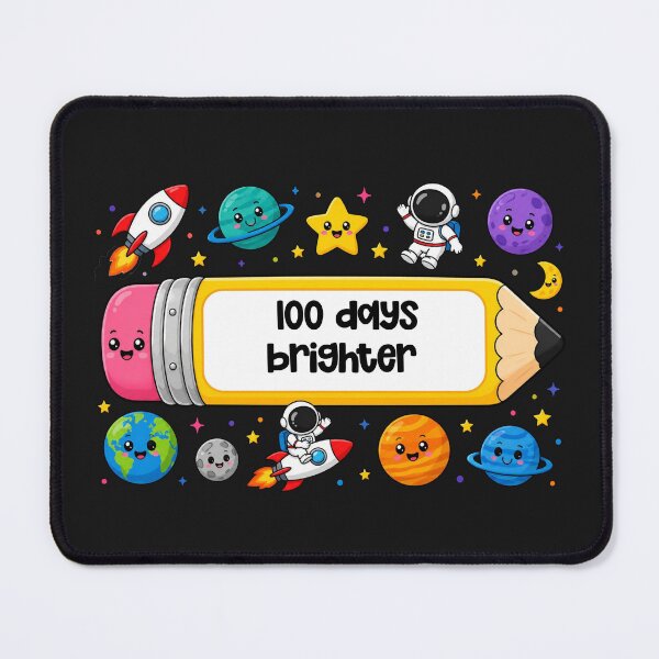 Item preview, 100th Day Of School - 100 Days Of School Kids Teachers -100 Days Brighter Happy-kindergarten designed and sold by PalleteCreation.
