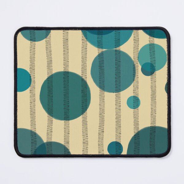 Item preview, Abstract composition with blue bubbles and disrupted stripes E9 designed and sold by StefanStudioArt.
