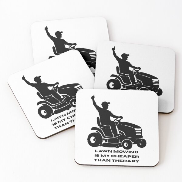 Item preview, Funny Lawn Care - Lawn Mowing Is Cheaper Than Therapy designed and sold by YardTimberCrew.