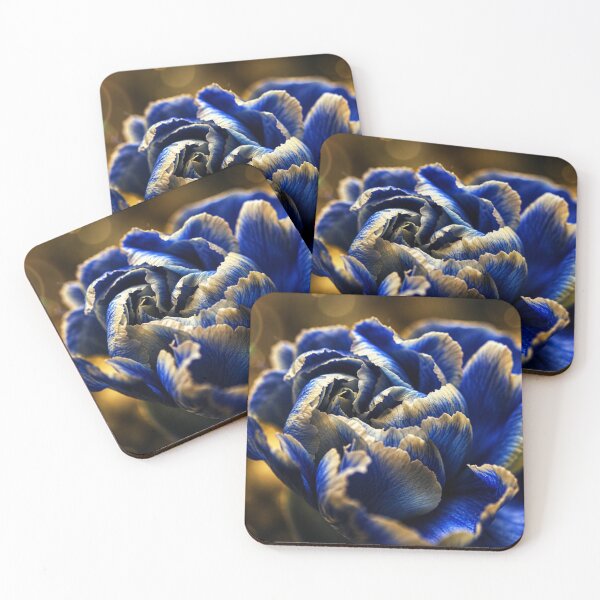 Item preview, Midnight Sapphire Bloom – Fine Art Floral Macro designed and sold by Kimberly Palmer.