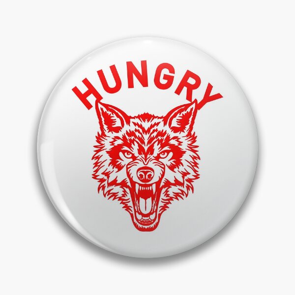 Item preview, Hungry Wolf Vintage Graphic Shirt designed and sold by Zumbiavia.