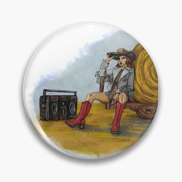 Item preview, Cowgirl 80s retro  designed and sold by DoodlingMissy.