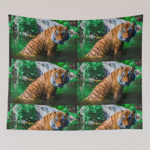 Item preview, Amur Tiger Portrait designed and sold by NorthWild.