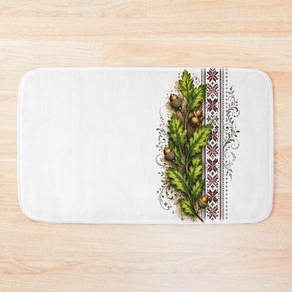 Item preview, Oak Branch with Acorns designed and sold by PetalGarden.