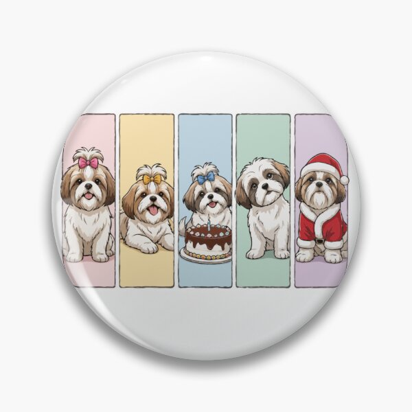 Item preview, Shih Tzu Life Panels – Cute Puppy Moments Design designed and sold by PawsAndPallette .
