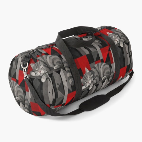 Item preview, Alley Gray Stripes Cat Sleeping Atop a Street Fence designed and sold by Mindworx21.