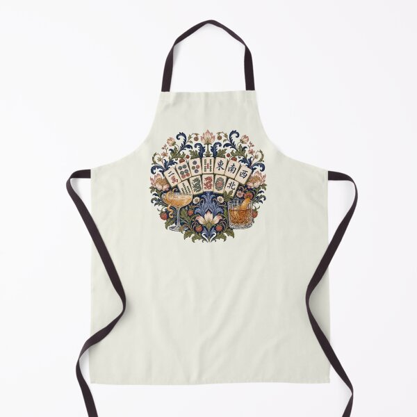 Item preview, Mahjong Mahj Mahgirls Drinking William Morris Tile Player designed and sold by SunfullyYours.