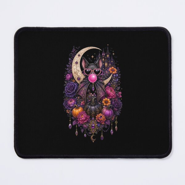 Item preview, Glam Bubblegum Halloween Ghosts and Gothic Florals designed and sold by AMICO77.