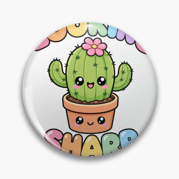 Item preview, Looking Sharp Sweeter Kawaii Cactus Saying designed and sold by BoosterShop.