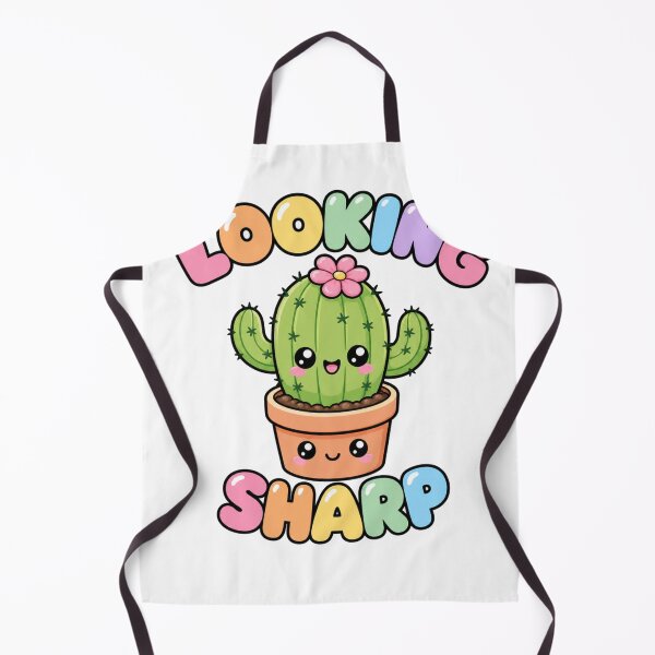Item preview, Looking Sharp Sweeter Kawaii Cactus Saying designed and sold by BoosterShop.