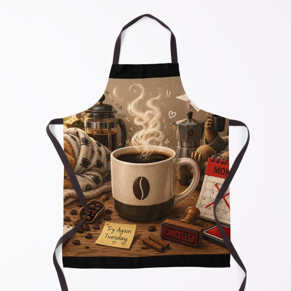 Item preview, I Like My Coffee Strong and My Mondays Cancelled designed and sold by ZanyPaintbrush.