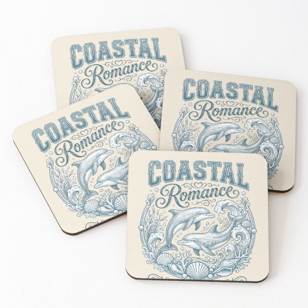 Item preview, Coastal Romance – Dolphins Under the Sea Design designed and sold by Sea Gem.