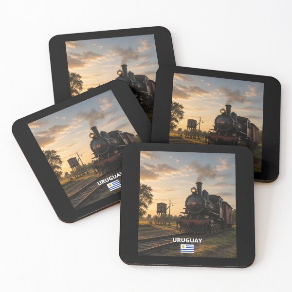 Item preview, Uruguay Vintage Steam Train Memories  designed and sold by Tienda-Vane.