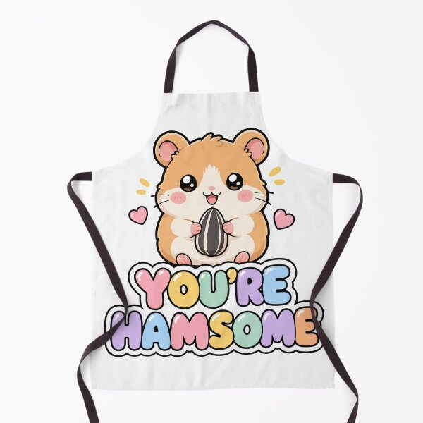 Item preview, Youre Hamsome Sweet Kawaii Hamster Saying designed and sold by BoosterShop.