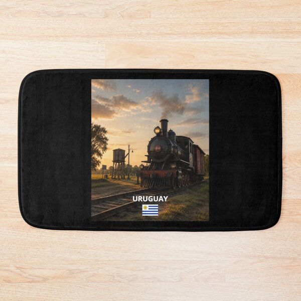 Item preview, Uruguay Vintage Steam Train Memories  designed and sold by Tienda-Vane.