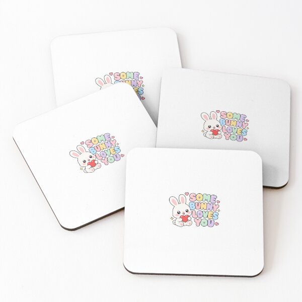 Item preview, Some Bunny Loves You Sweet Kawaii Bunny Saying designed and sold by BoosterShop.