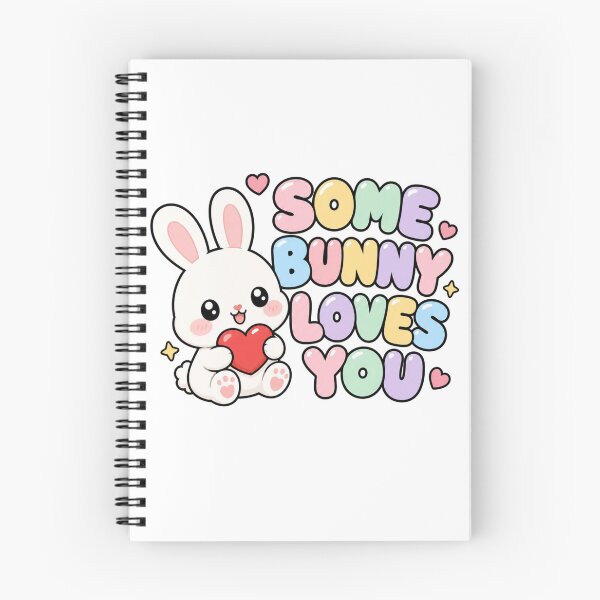 Item preview, Some Bunny Loves You Sweet Kawaii Bunny Saying designed and sold by BoosterShop.