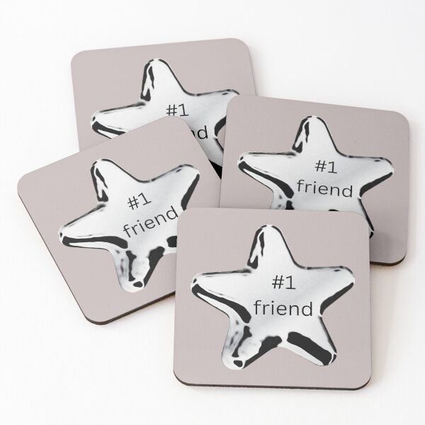 Item preview, #1 Friend Chrome Star Funny Graphic designed and sold by trashgirl99.
