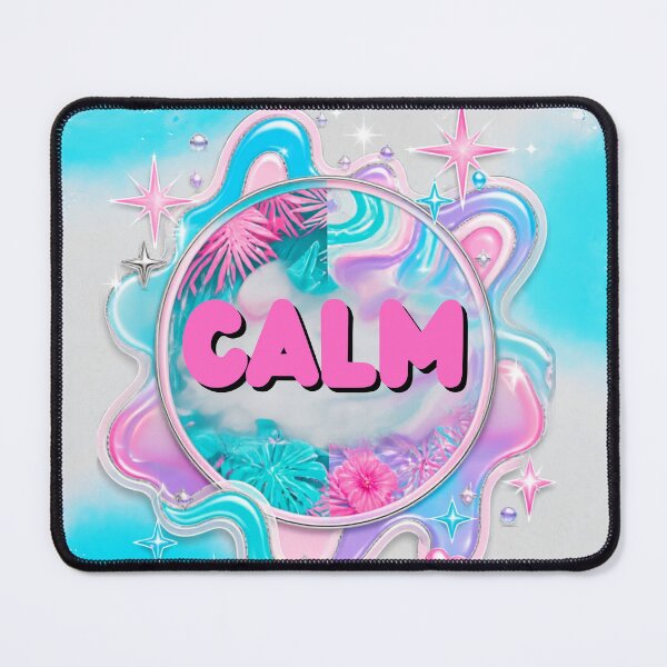 Item preview, Y2K Calm Aqua Tropical Sparkle Graphic designed and sold by TrinovaCreates.