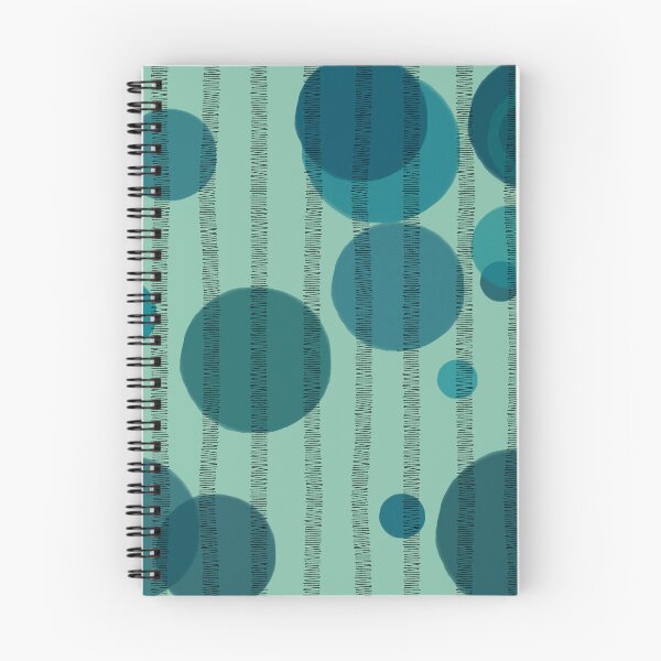 Item preview, Abstract composition with blue bubbles and disrupted stripes 86 designed and sold by StefanStudioArt.