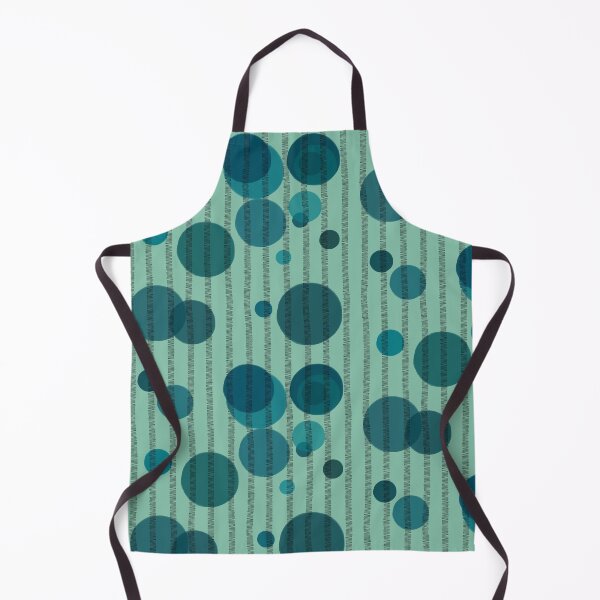 Item preview, Abstract composition with blue bubbles and disrupted stripes 86 designed and sold by StefanStudioArt.