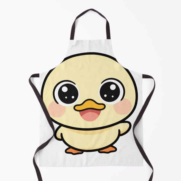 Item preview, Cute Waving Kawaii Duck Cartoon | Adorable Duck Sticker & Gift Design designed and sold by Rood Art Studio.