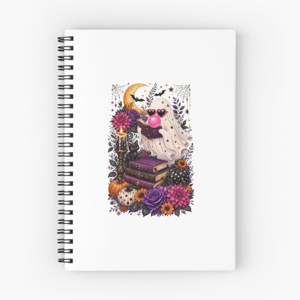 Item preview, Glam Bubblegum Halloween Ghosts and Gothic Florals designed and sold by AMICO77.