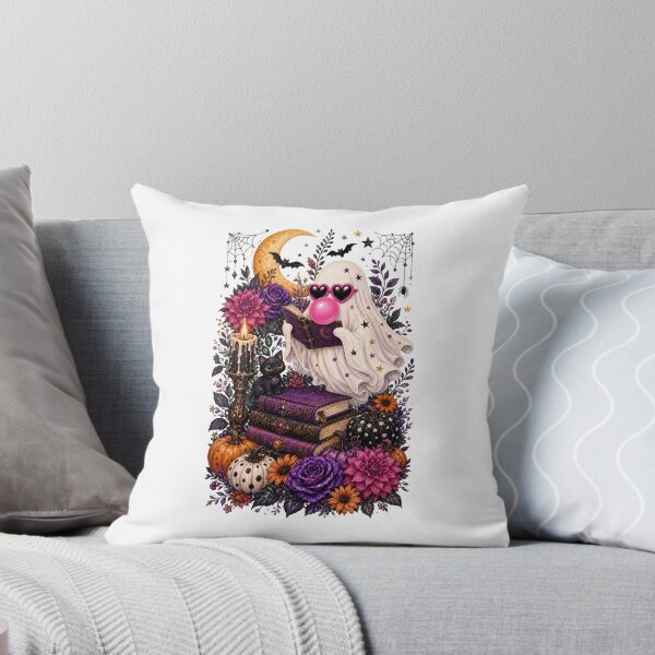 Item preview, Glam Bubblegum Halloween Ghosts and Gothic Florals designed and sold by AMICO77.