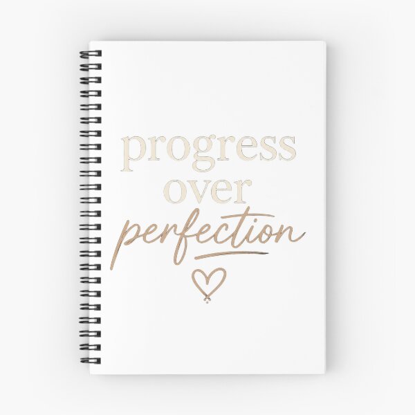 Item preview, Progress Over Perfection – Minimalist Motivational Typography designed and sold by Miming.
