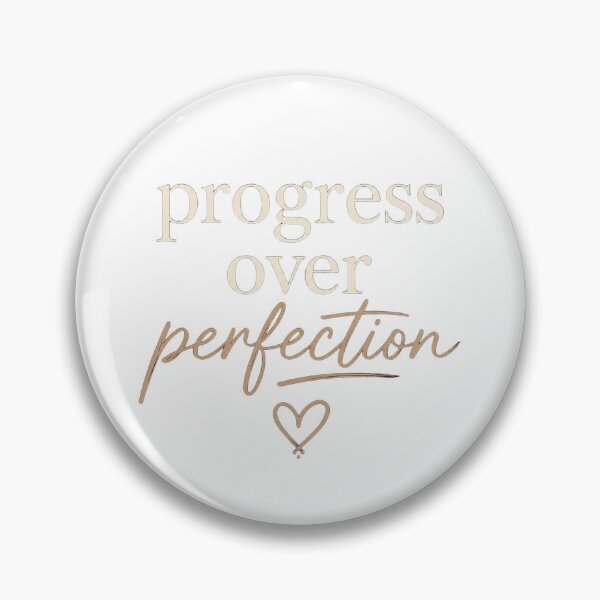 Item preview, Progress Over Perfection – Minimalist Motivational Typography designed and sold by Miming.