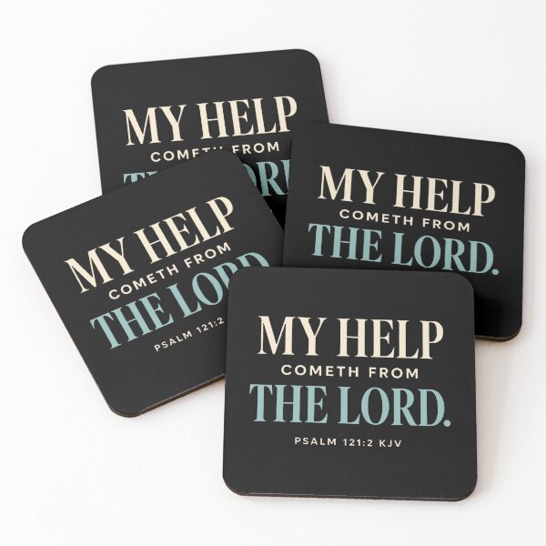 Item preview, My Help Cometh From the LORD – Psalm 121:2 KJV designed and sold by FaithThroughEverySeason.