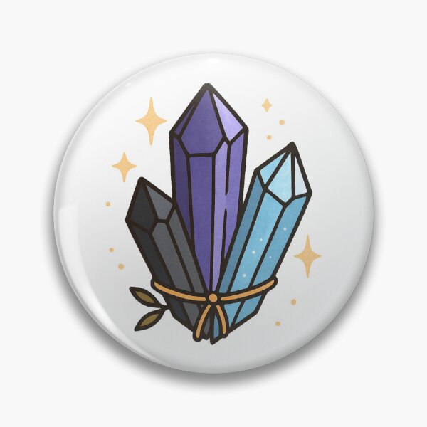 Item preview, Mystical Crystal Cluster Witchcore Illustration designed and sold by DustyCuriositie.