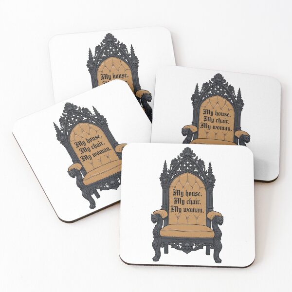 Item preview, My House My Chair My Woman - Xaden Riorson Quote designed and sold by LunnaAtica.