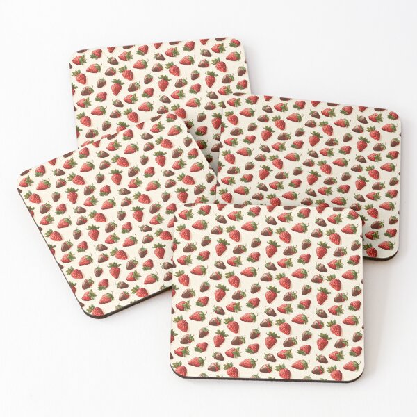 Item preview, Strawberry and Chocolate Pattern  designed and sold by LouieVanille.