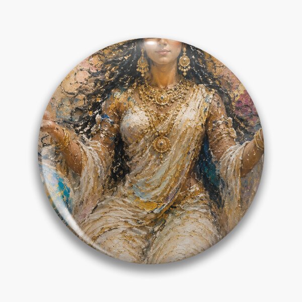 Item preview, Hindu Goddess Aditi painting. designed and sold by GalleryKauffeld.