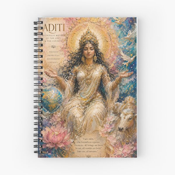 Item preview, Hindu Goddess Aditi painting. designed and sold by GalleryKauffeld.