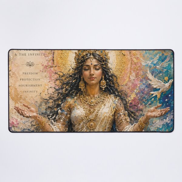 Item preview, Hindu Goddess Aditi painting. designed and sold by GalleryKauffeld.
