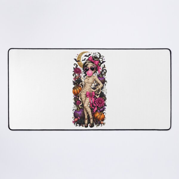 Item preview, Glam Bubblegum Halloween Ghosts and Gothic Florals designed and sold by AMICO77.