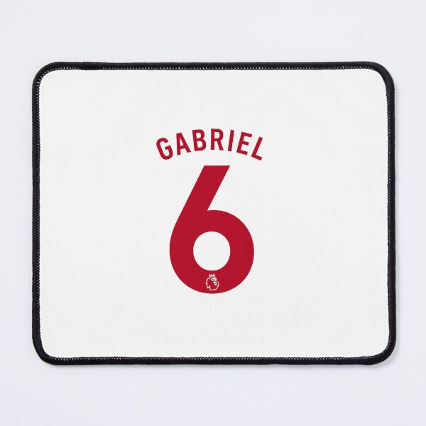 Item preview, Gabriel #6 Arsenal Name & Number designed and sold by FanFueledStickers.