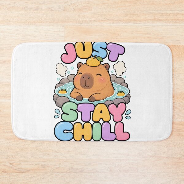 Item preview, Just Stay Chill Cute Kawaii Capybara designed and sold by BoosterShop.