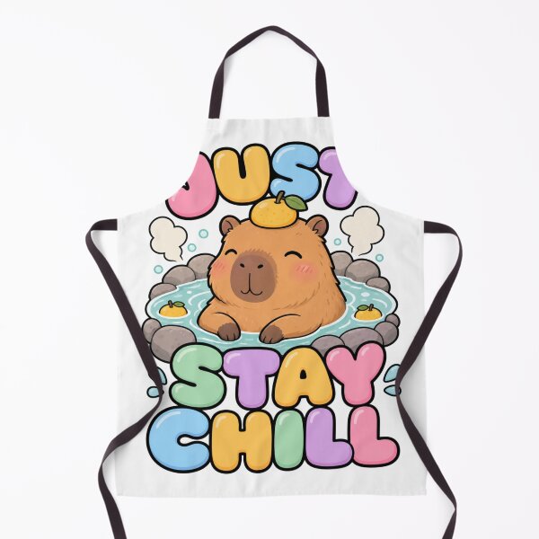 Artikelvorschau, Just Stay Chill Süßes Kawaii Capybara entworfen und verkauft von BoosterShop.