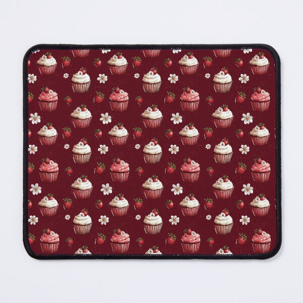 Item preview, Strawberry Cupcake Pattern designed and sold by LouieVanille.