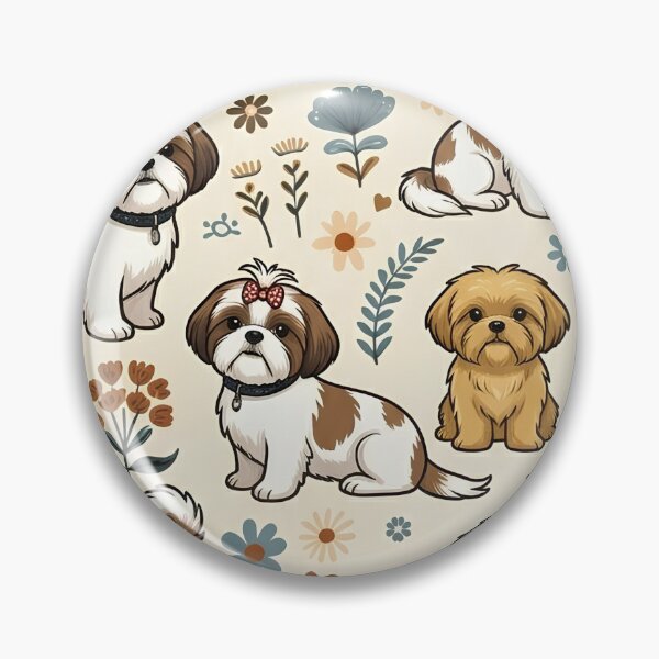 Artikelvorschau, Shih Tzu Gartenparade entworfen und verkauft von PawsAndPallette .
