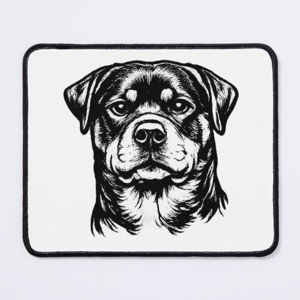 Item preview, Rottweiler Line Art | Premium Dog Portrait designed and sold by zenithviv.