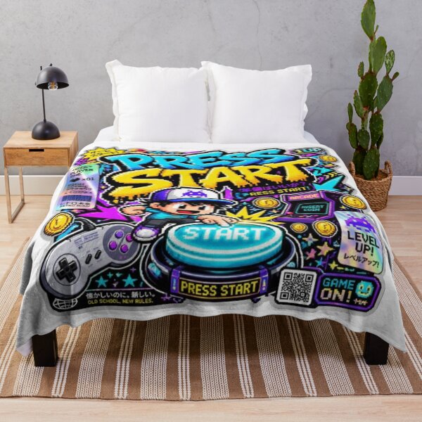 Item preview, PRESS START Gaming Sticker | Retro Arcade Gamer Neon Controller Cyberpunk Design designed and sold by Stylestickers55.