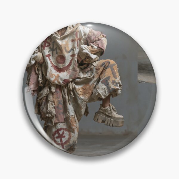 Item preview, Whimsical clown portrait designed and sold by Verademacedoart.