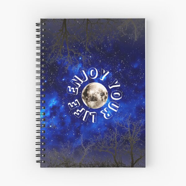 Item preview, Enjoy Your Life Full Moon Galaxy Space  designed and sold by FahdSpaceArt.